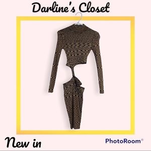 Cardi B fashion nova cut out dress.